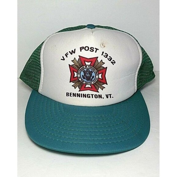 Vintage VFW POST 1332 Bennington Vermont snap back - Picture 1 of 8